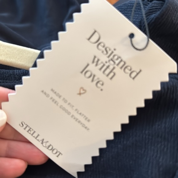 Gorgeous Navy (Brand New, with tabs) Stella & Dot dressy tee - Picture 3 of 4